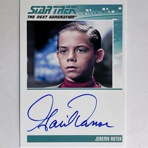 STAR TREK Signed Trading Card / GABRIEL DAMON As Jeremy / ROBOCOP 2 & Newsies